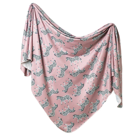 Copper Pearl Knit Swaddle Blanket - Zella