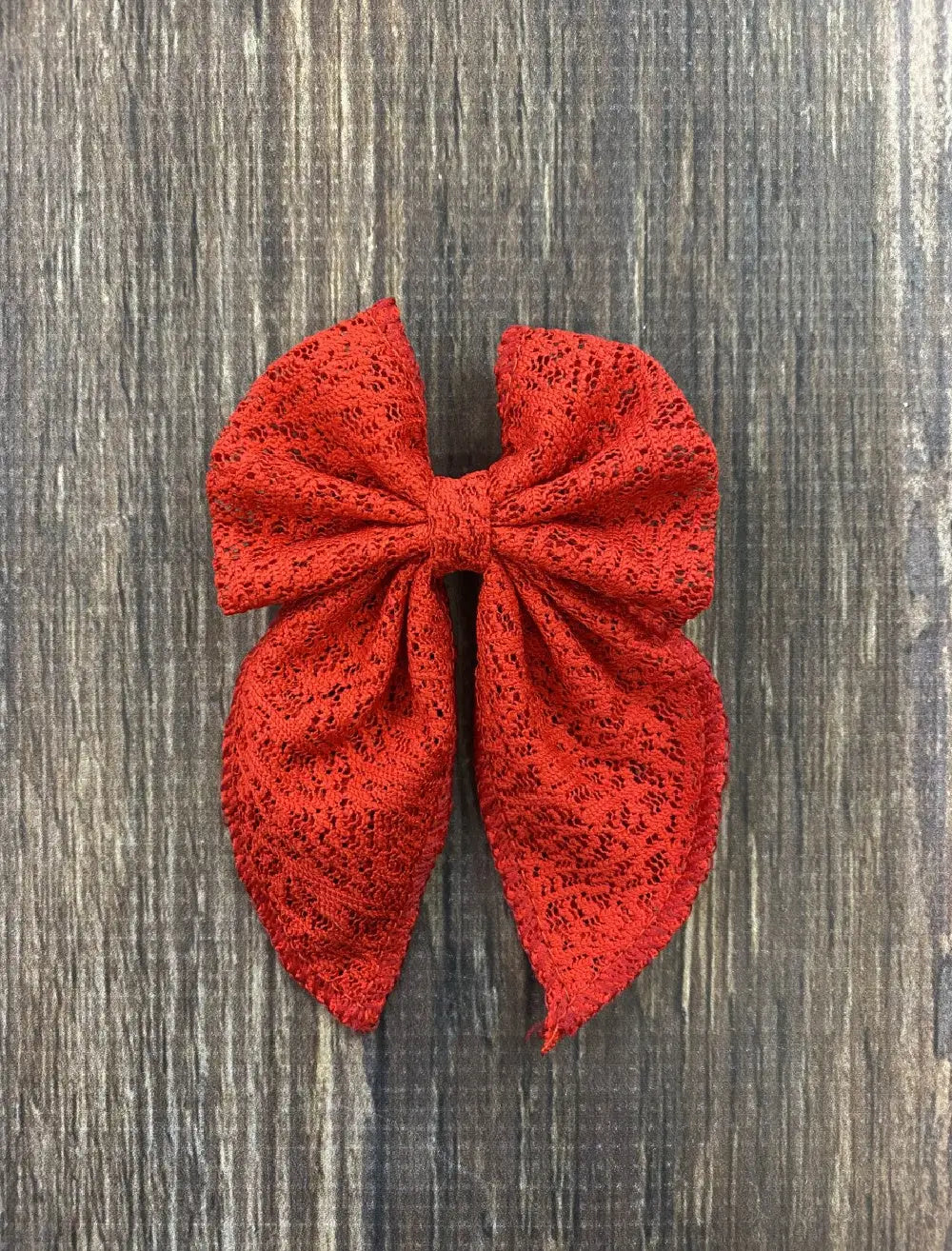 Eyelet Lace Hair Bow