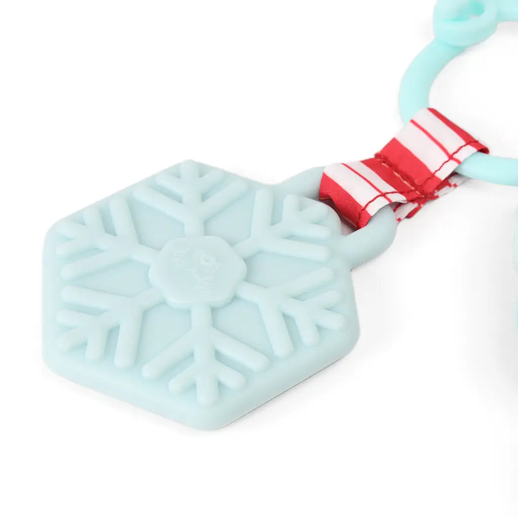 Holiday Penguin Itzy Pal Plush + Teether