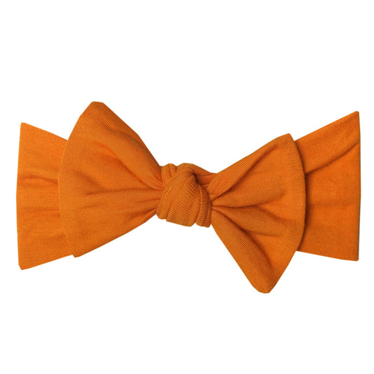 Copper Pearl Bow Headband - Blaze