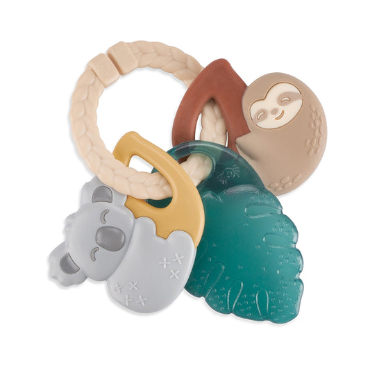 Tropical Itzy Keys - Textured Ring with Teether and Rattle