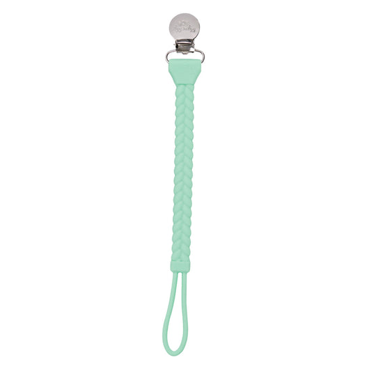 Sweetie Strap Pacifier Clip - Mint Braid