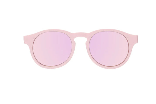 The Darling Pink Polarized with Keyhole Sunglasses with Mirror Lens
