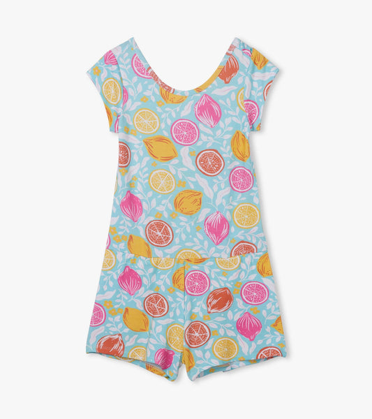Pink Lemonade Faux Dress Romper - Hatley