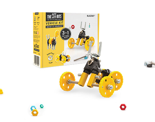 OFFBITS Yellow Vehicle Kit: BlazeBit - Fat Brain Toys