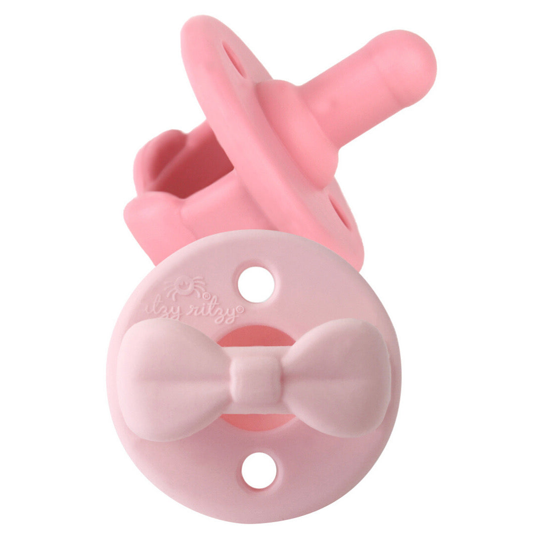Sweetie Soother Pacifier 2-pack - Pink Bows