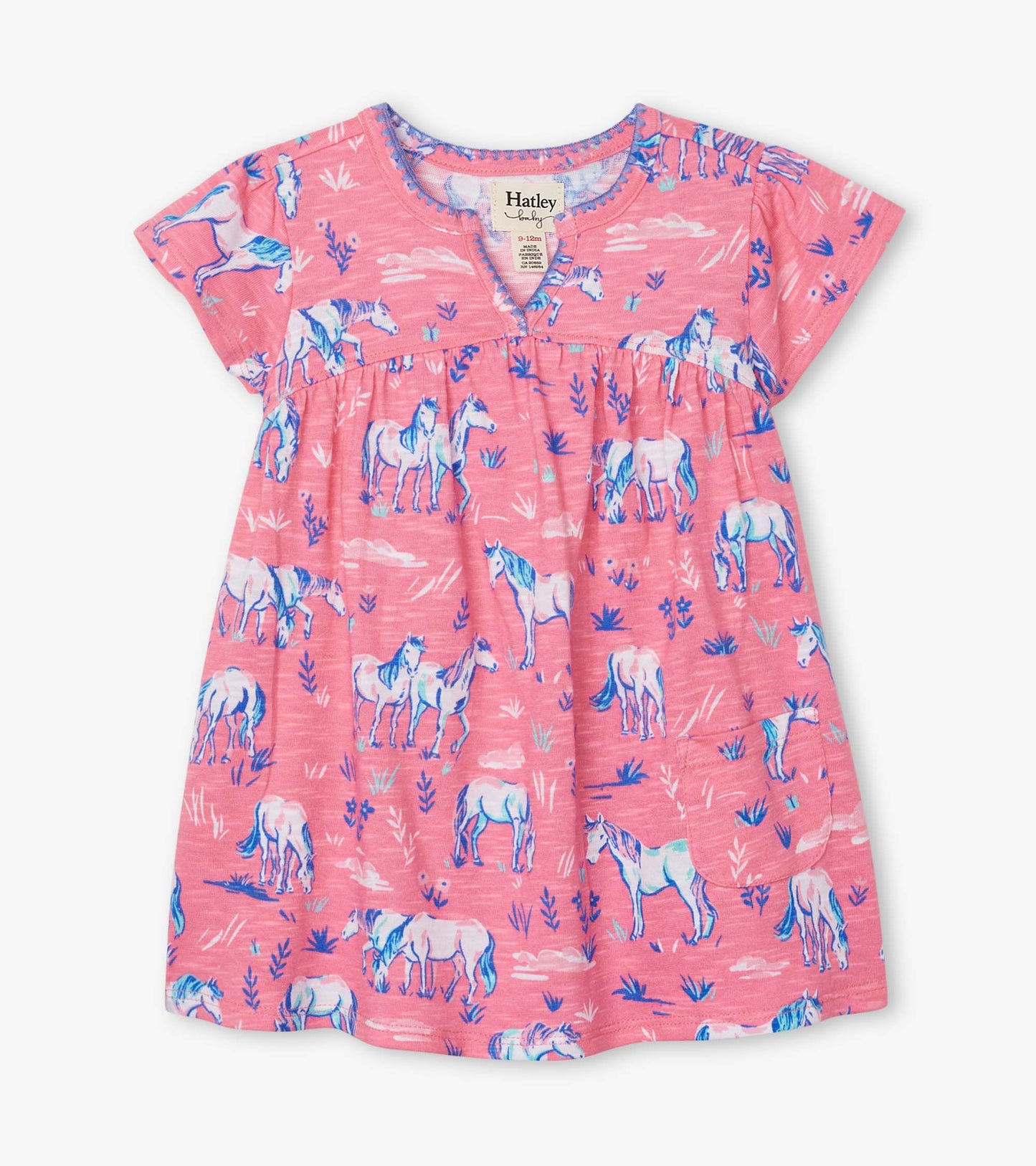 Painted Pasture Baby Puff Dress - Hatley