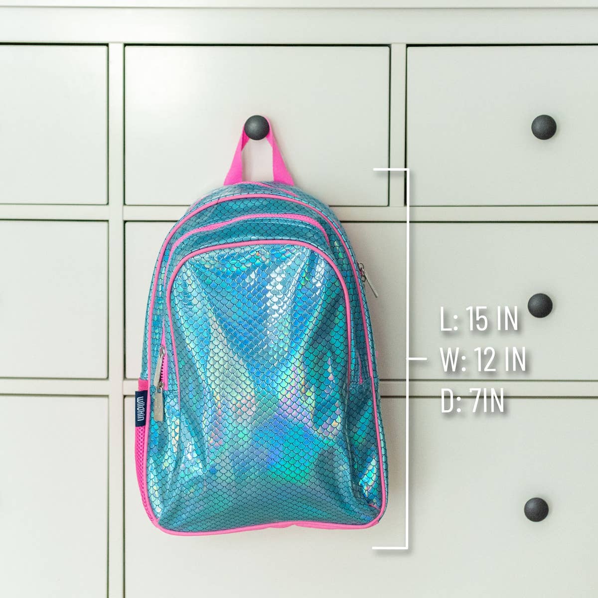 Wildkin 15 inch Backpack - Mermaid Scales