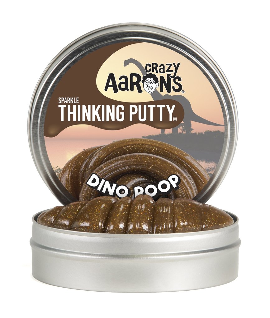 Crazy Aaron's Sparkle Thinking Putty - Dino Poop