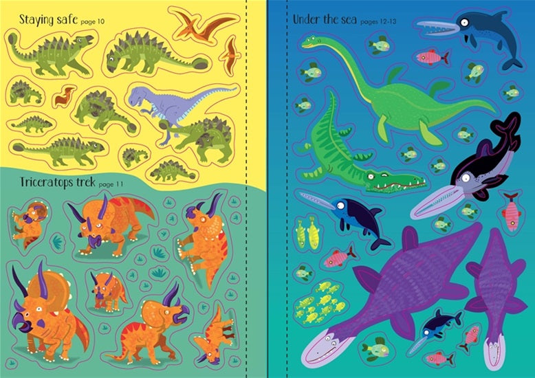 Little First Stickers: Dinosaurs - Usborne