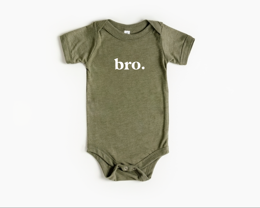 bro. - Onesie in Military Green