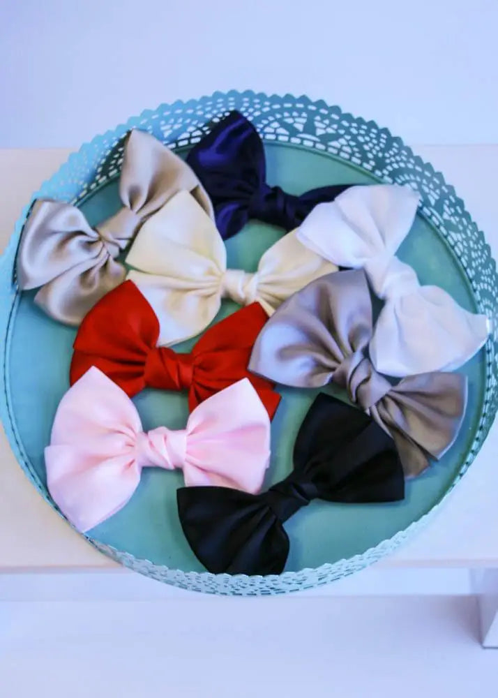 Satin Hair Bow