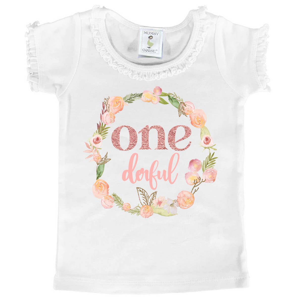 "ONEderful" First Birthday Tee - Mumsy Goose