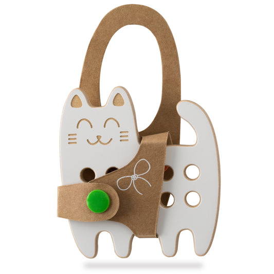 The Kitten Wooden Lacing Toy