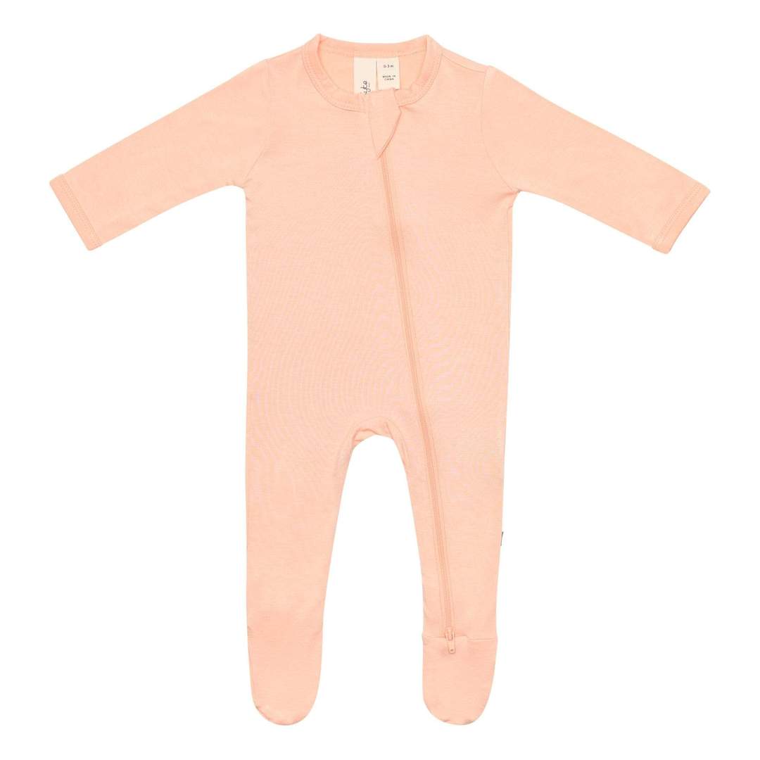 Kyte Zippered Footie - Papaya