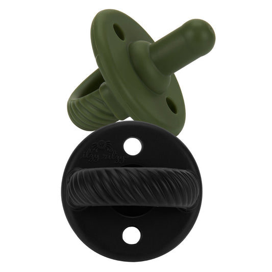 Sweetie Soother Pacifier 2-pack - Camo + Midnight Cables