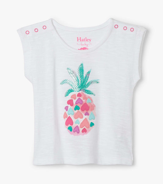Pineapple Hearts Baby Tee - Hatley