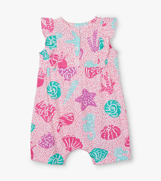 Abstract Sea Life Baby Cha-Cha Romper - Hatley
