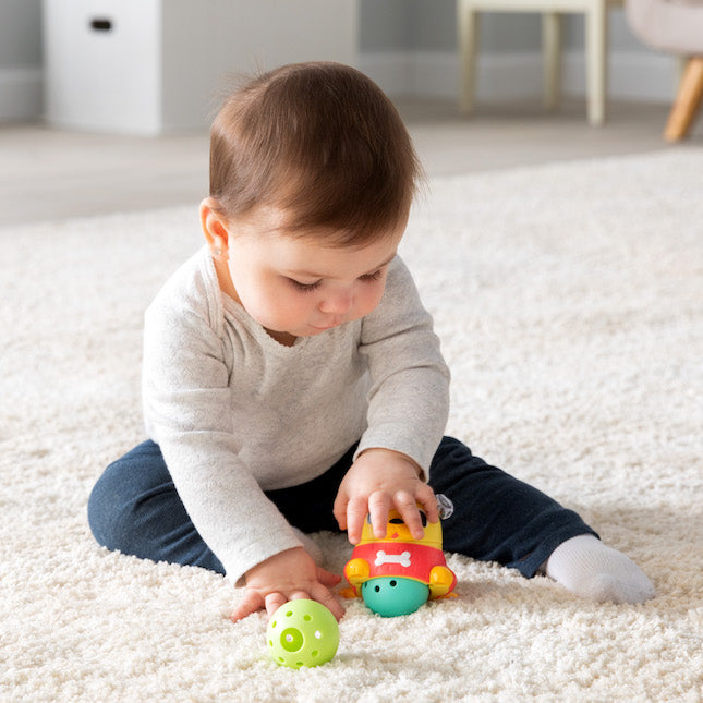 Lamaze Crawl & Chase Pug Popper - Fat Brain Toys