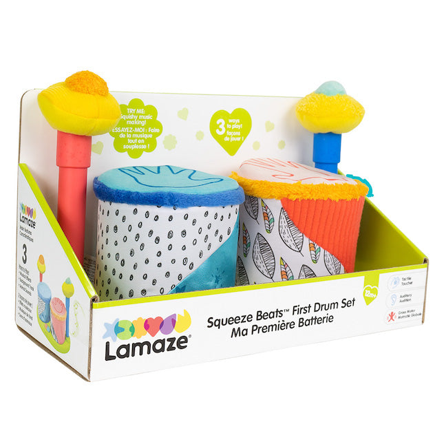 Lamaze Squeeze Beats First Drum - Fat Brain Toys