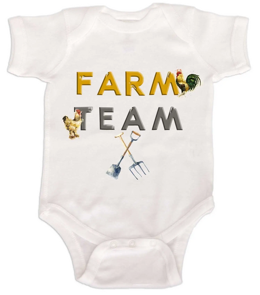 Farm Team Onesie