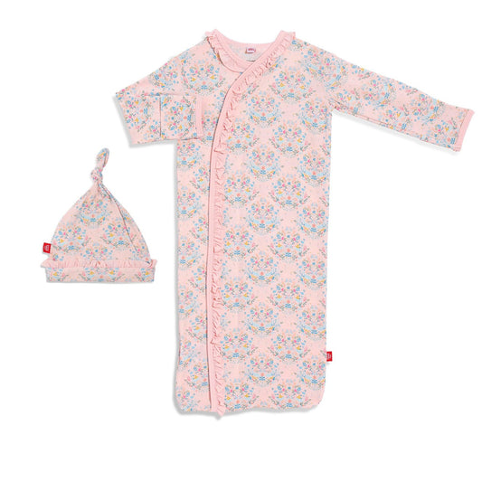 Fleur de Sea Modal Magnetic Sack Gown & Hat Set
