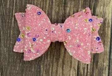 Glittery Bow Clippie