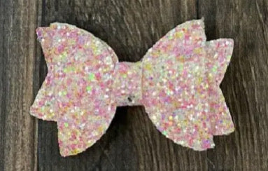 Glittery Bow Clippie