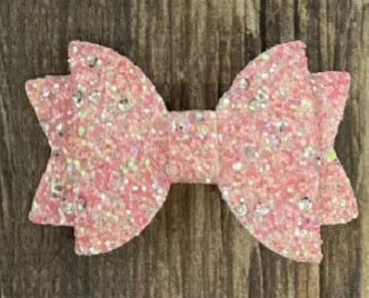 Glittery Bow Clippie