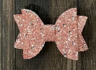 Glittery Bow Clippie