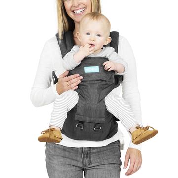 MOBY 2-in-1 Carrier + Hip Seat - Grey