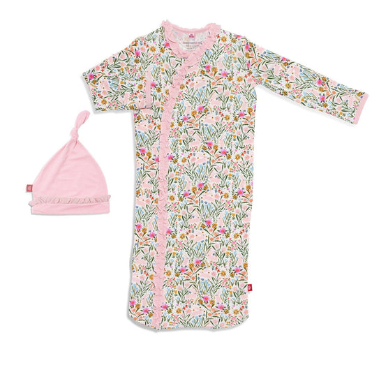 Hunny Bunny Modal Magnetic Sack Gown & Hat Set