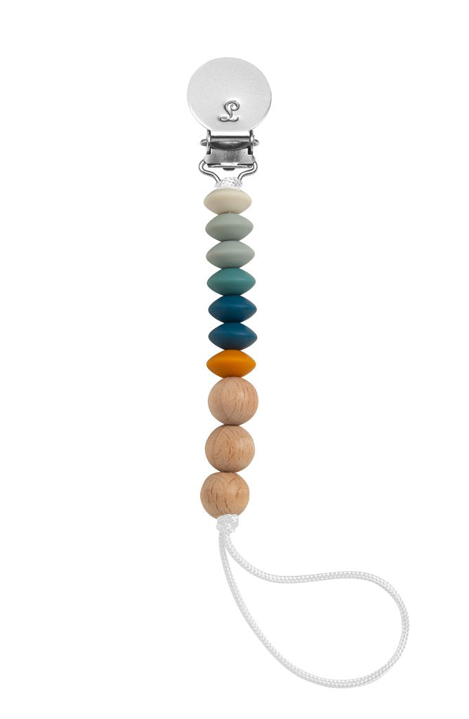 Loulou Lollipop Jubilee Pacifier Clip - Ocean