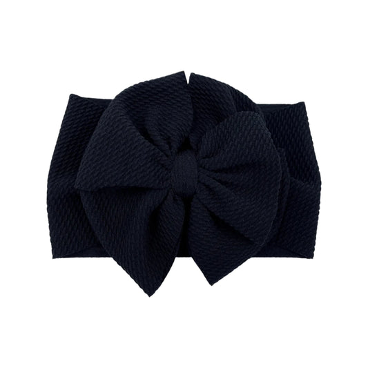 Black Headwrap - Mini Messy