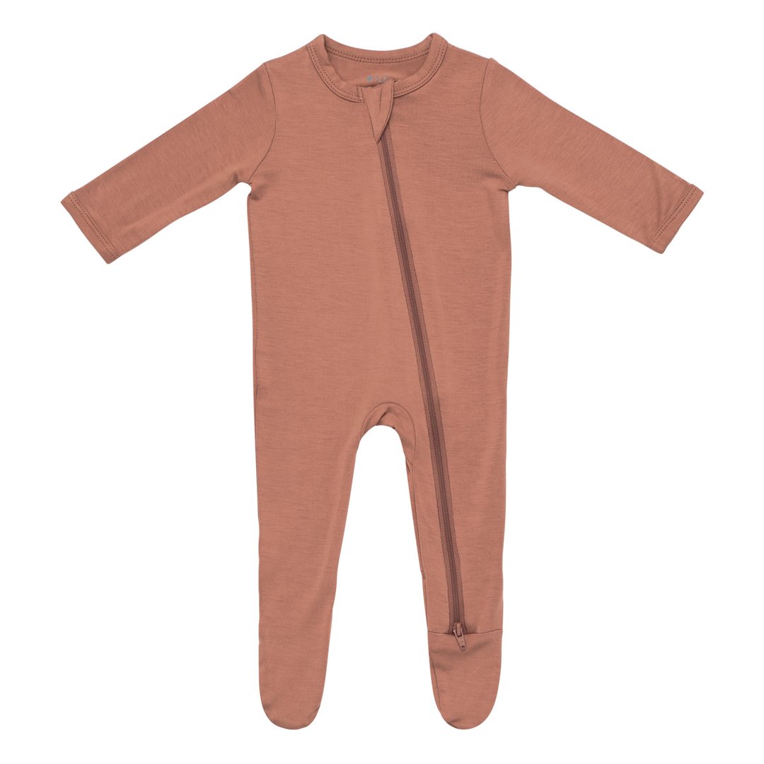 Kyte Baby Zippered Footie - Spice