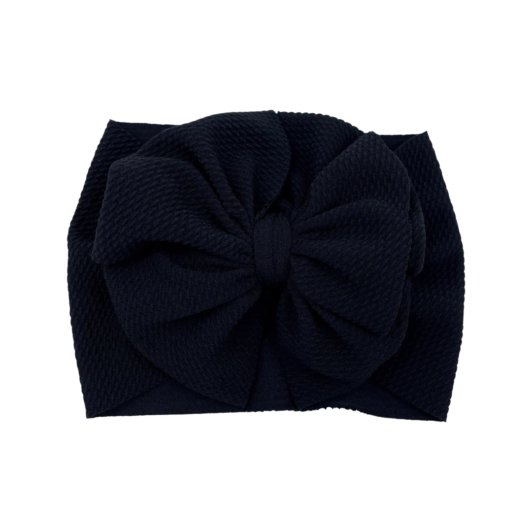 Black Headwrap - Messy