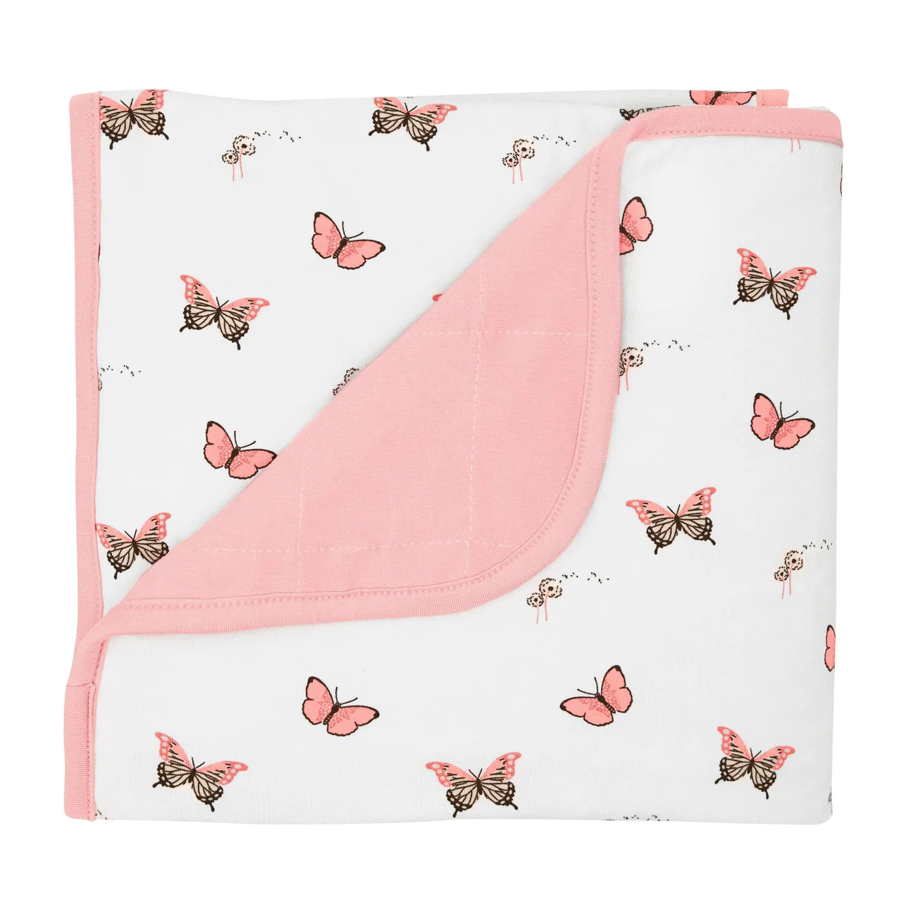 Butterfly Print Baby Blanket