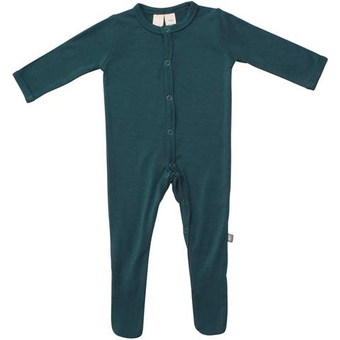 Kyte Baby Footie with Snaps - Emerald