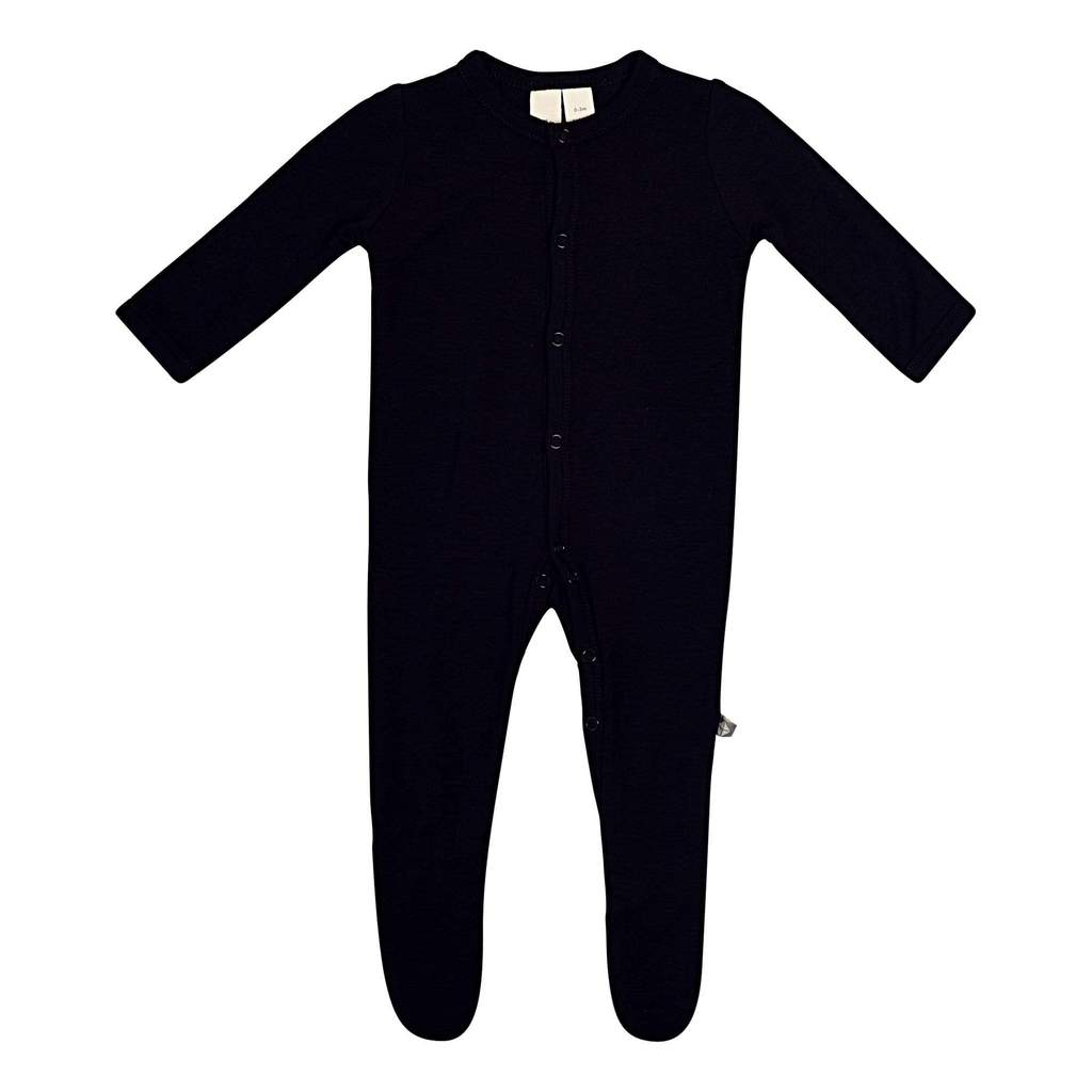 Kyte Baby Footie with Snaps - Midnight
