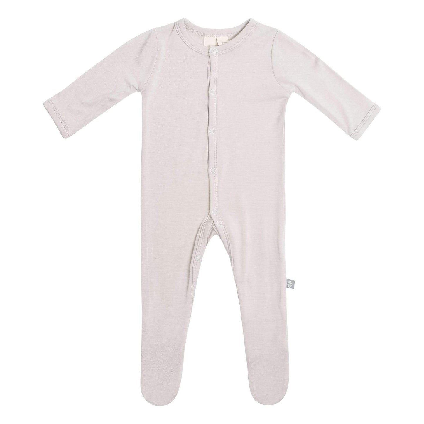 Kyte Baby Footie with Snaps - Oat