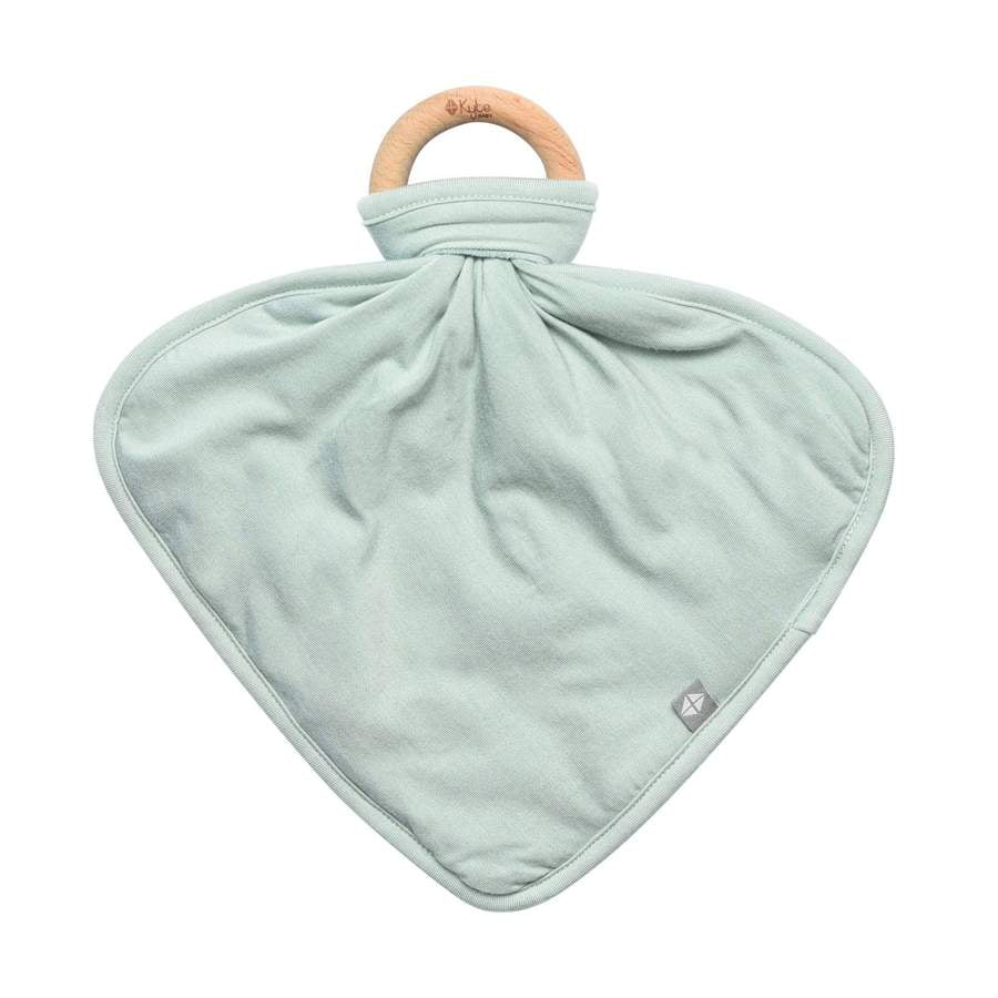 Kyte Baby Lovey with Removable Wooden Teething Ring - Sage