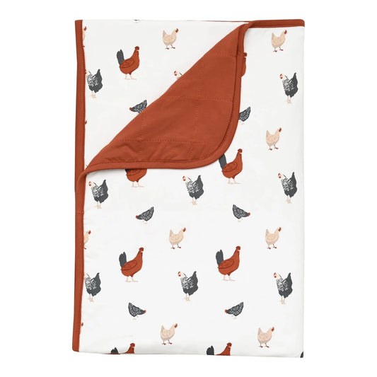 Chick Print Toddler Blanket - Kyte BABY