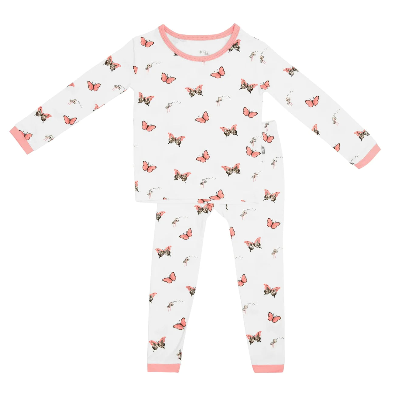 Butterfly Print Toddler Pajama Set