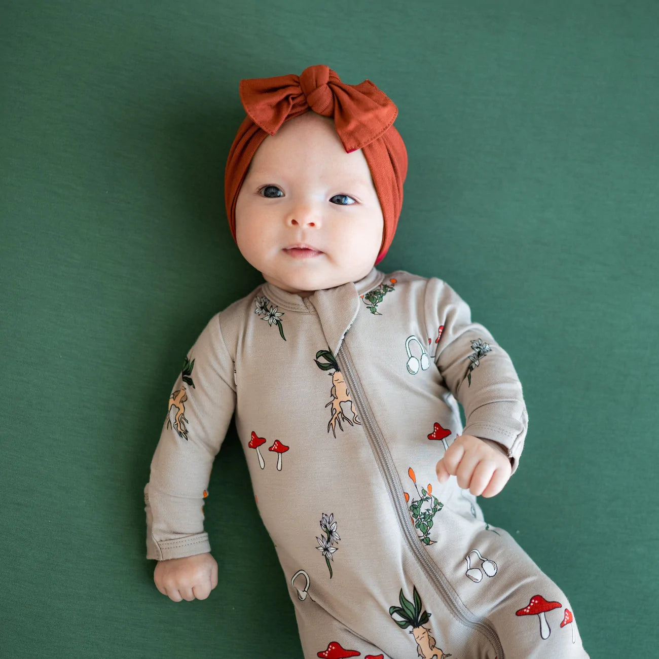 Herbology Print Zippered Footie - Kyte Baby & Harry Potter