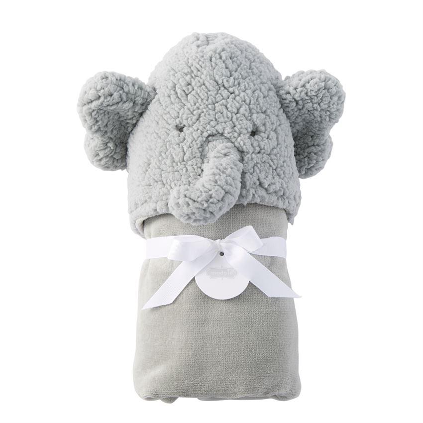 Mud Pie Baby Hooded Towel - Elephant