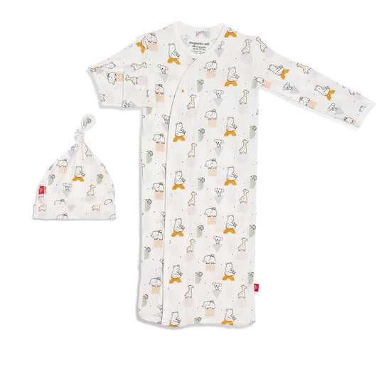 New Kid on the Block Magnetic Sack Gown & Hat Set