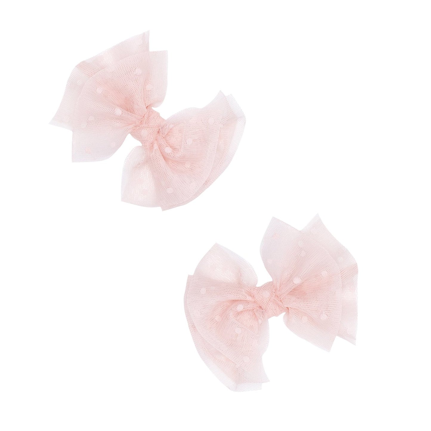2pk Tulle Baby FAB Clip - Rose Quartz