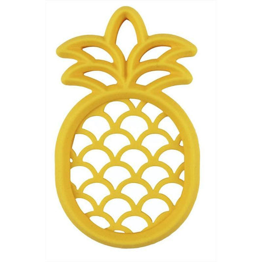Chew Crew Silicone Baby Teether - Pineapple