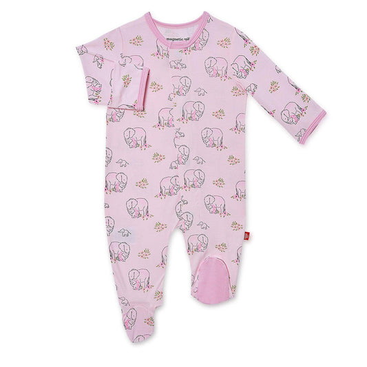 Pink Love You a Ton Modal Magnetic Footie