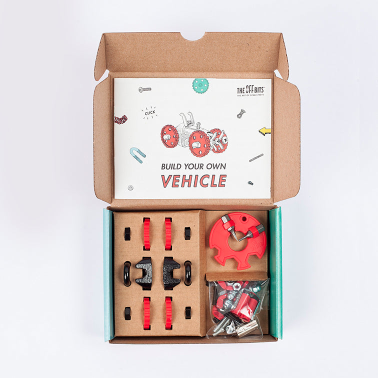 OFFBITS Red Vehicle Kit: FormulaBit - Fat Brain Toys